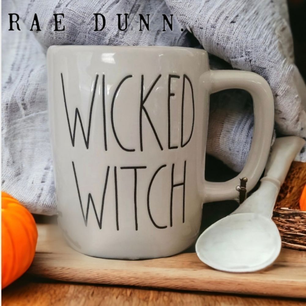 Rae Dunn Dash "Wicked Witch" Halloween Coffee Mug
